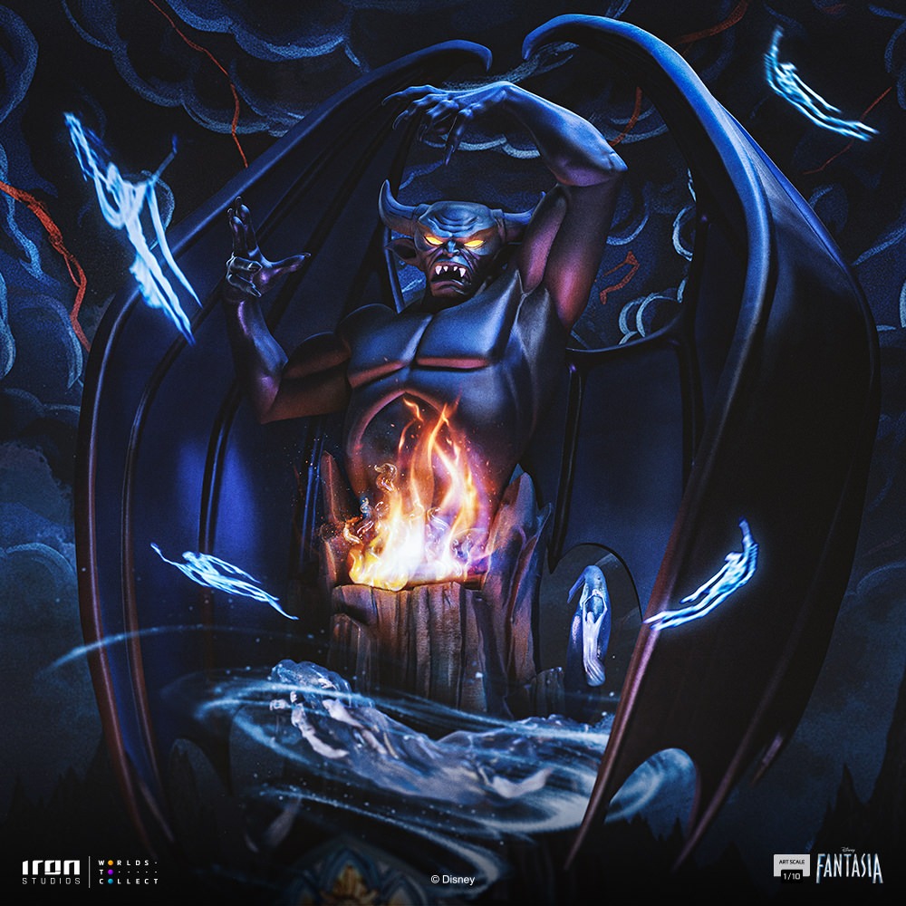 Pre-Order Iron Studios Disney Fantasia Chernabog Demi Art Scale Statue